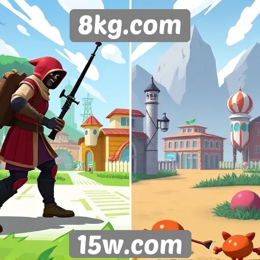 Comparação de gráficos entre jogos do 8kg.com